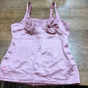 Ruby Ribbon Pink Chemise Shaping Cami size 40.